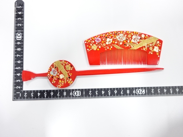  アンティーク　櫛・簪セット